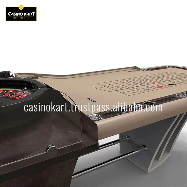 High Quality Foliage Roulette Table (without Wheel) Wooden Casino