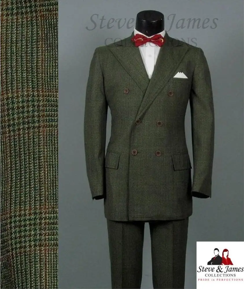 2021 New Design Slim Fit Double Breasted Peaked Lapel Blazer for Men Suit