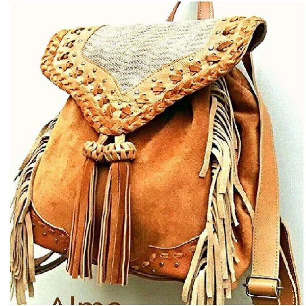 native american leather bolsas