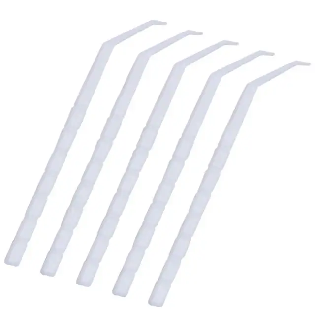 Plastic Curved Hook Flavored Mint Plastic Angled Toothpicks