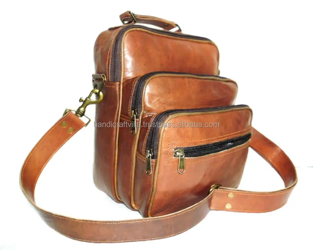 postman leather bag