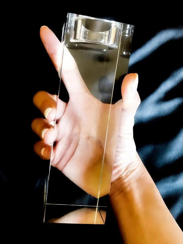 Удивительный домашний Большой Хрустальный подсвечник с именем и датой для свадьбы и юбилея