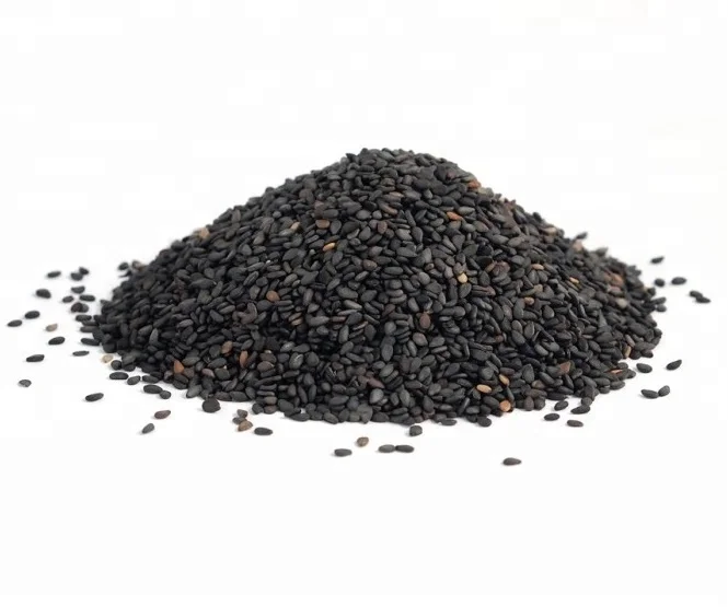 natural raw black sesame seeds vegan and gluten free certified