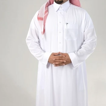 Daffah Thobe-เสื้อผ้ามุสลิม-สไตล์กาตาร์ - Buy Abaya ของเจดดะห์,Mens ...