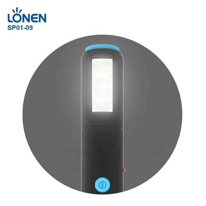 LONEN Rechargeable Solar Torch with Li-ion Battery IP65 Rated