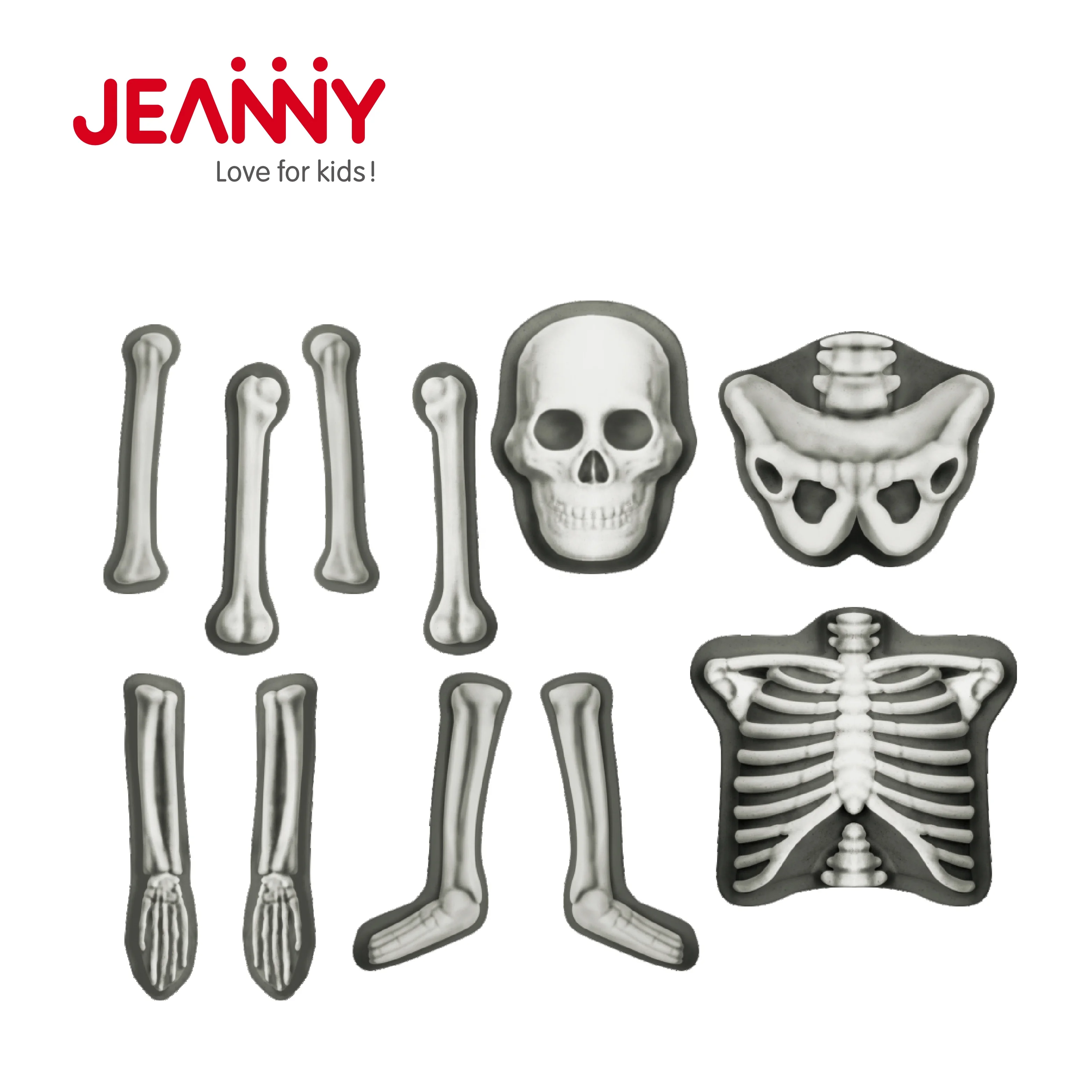 Moldes para manualidades y pintura que brillan en la oscuridad para niños,  imanes de nevera, pintura de yeso, juguetes educativos