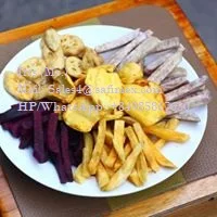 
 Сушеные ломтики сладкого картофеля/сушеный сладкий картофель/сушеный Ям-пук  