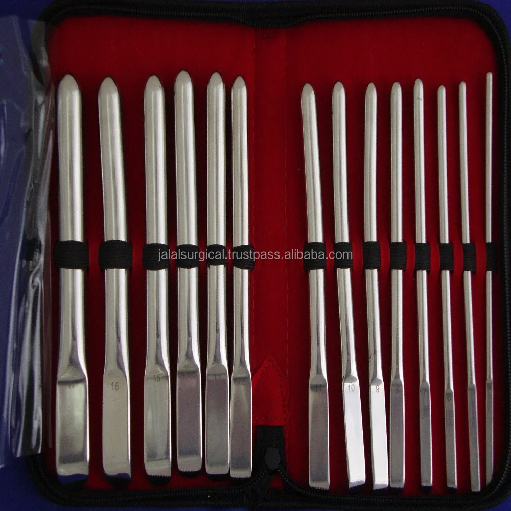 Uterine Dilators Hegar Kit Complete Set Of 14 Sizes (4mm To 17mm) Exclusive Sale At Jalal