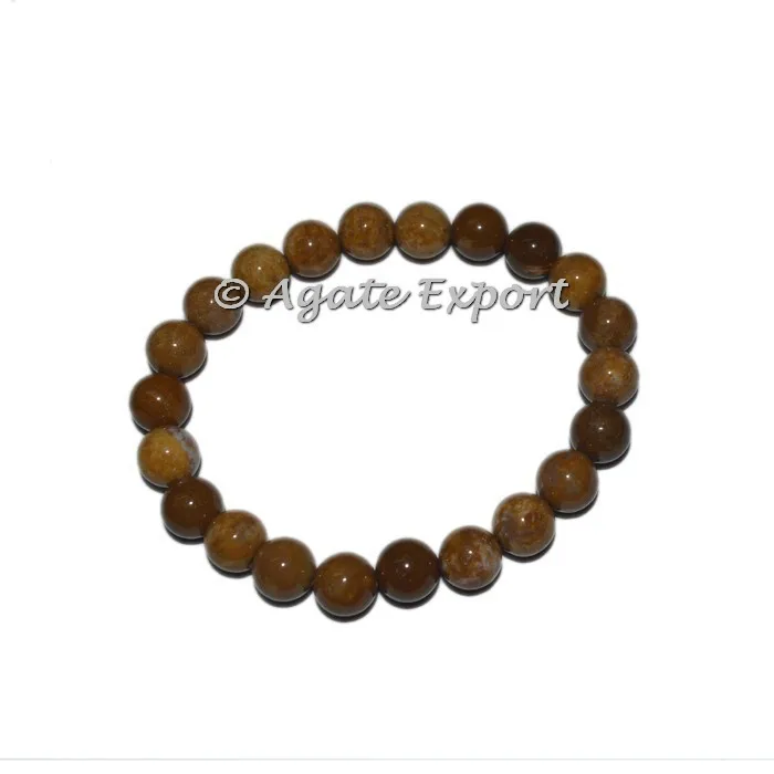 Buy Gemstone Camel Agate Bracelet I 