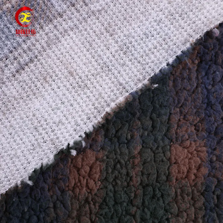 
 Шерстяная овечья шерсть 100% полиэстер однотонная шерстяная ткань с принтом  