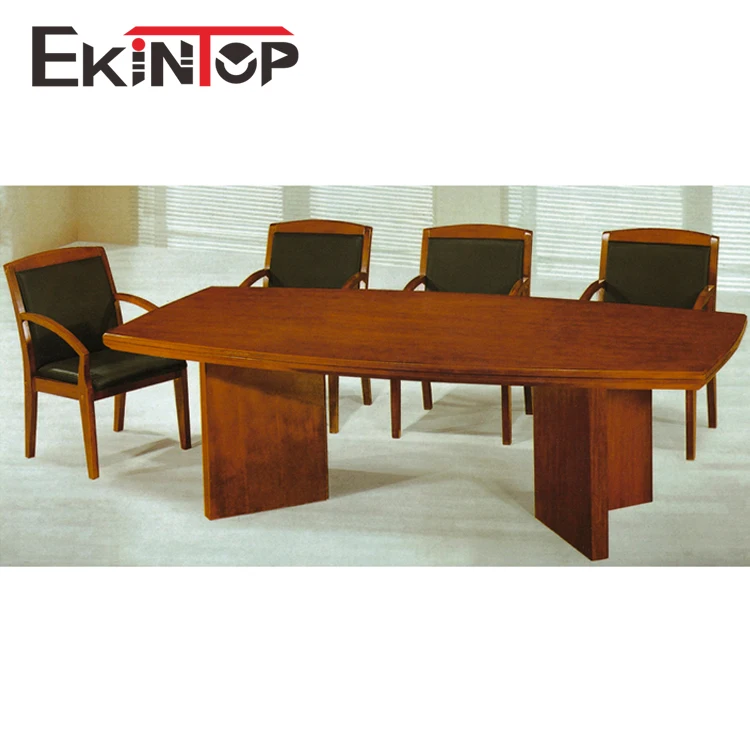 Wooden Veneer Small Meeting Table for Conference Room