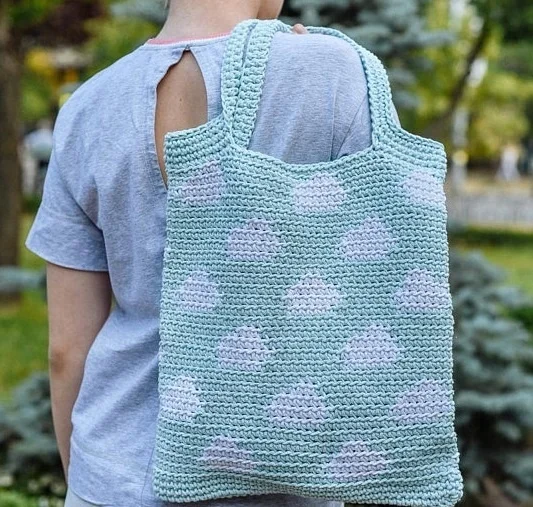 crochet summer bag
