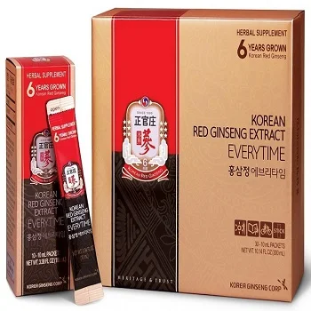Best selling of 6 year korean red ginseng extract panax gold
