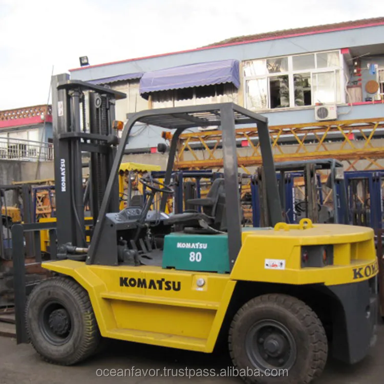 Used Komatsu FD80 Forklift for Sale - 8 Ton Japan Made