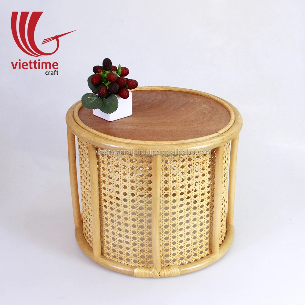 Hot New Design Natural Drum Coffee Table Storage Basket Stool Chair Rattan Furniture Vietnam Buy Rattan Coffee Table Drum Coffee Table Rattan Stool Product On Alibaba Com