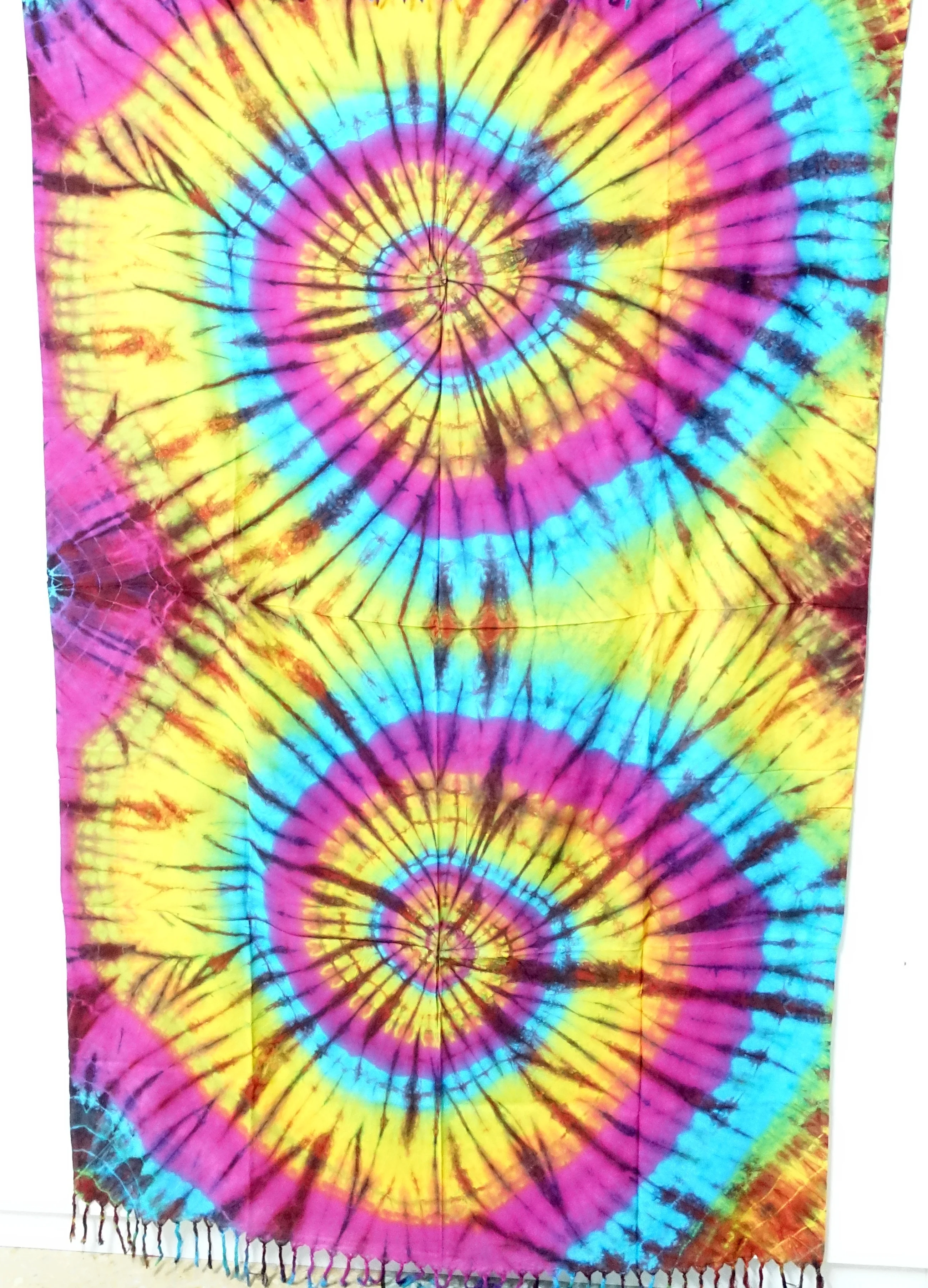 Винтажный цветной галстук ручной работы в стиле хиппи бохо с красочными бусинами пляжное саронг тайском