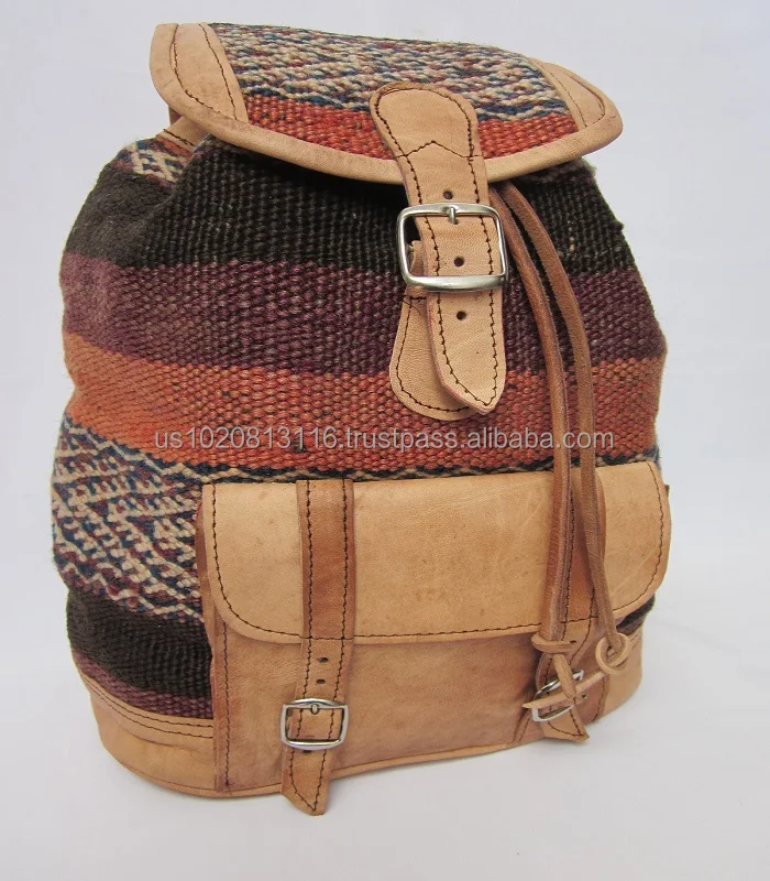Высококачественные рюкзаки из натуральной кожи ручной работы Kilim