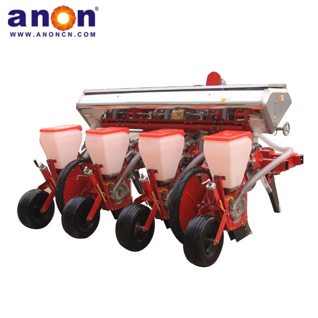 ANON Factory Price  Machine 4 Row Pneumatic Planter  Machine Sweet Corn Planter 4 Row Corn Planter