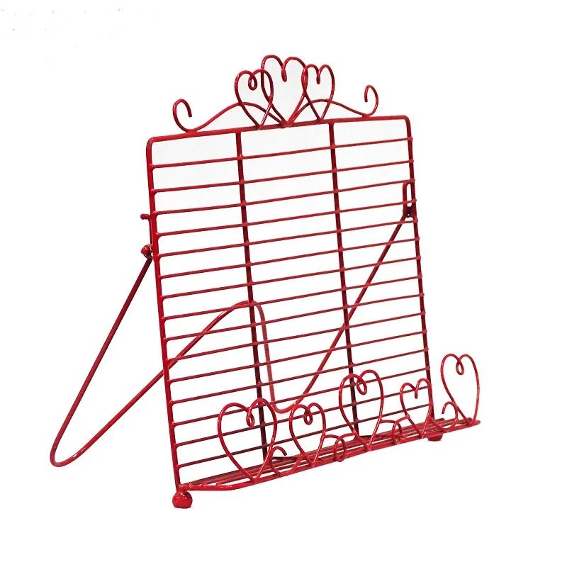 Новый металлический медный держатель для файлов, стойка для брошюр, подставка для книг