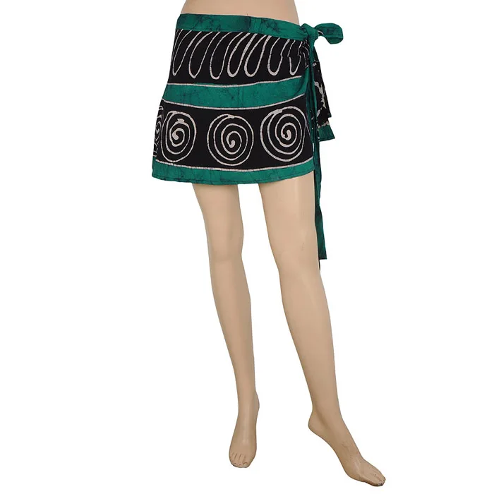 wrap around skirt short