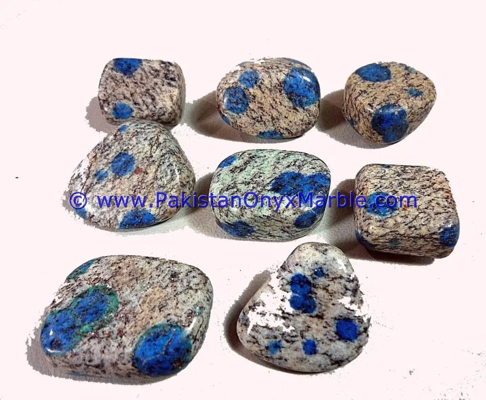 azurite polished stone