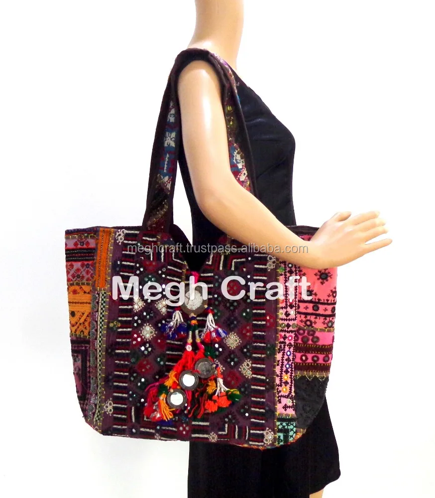 mirror work purse