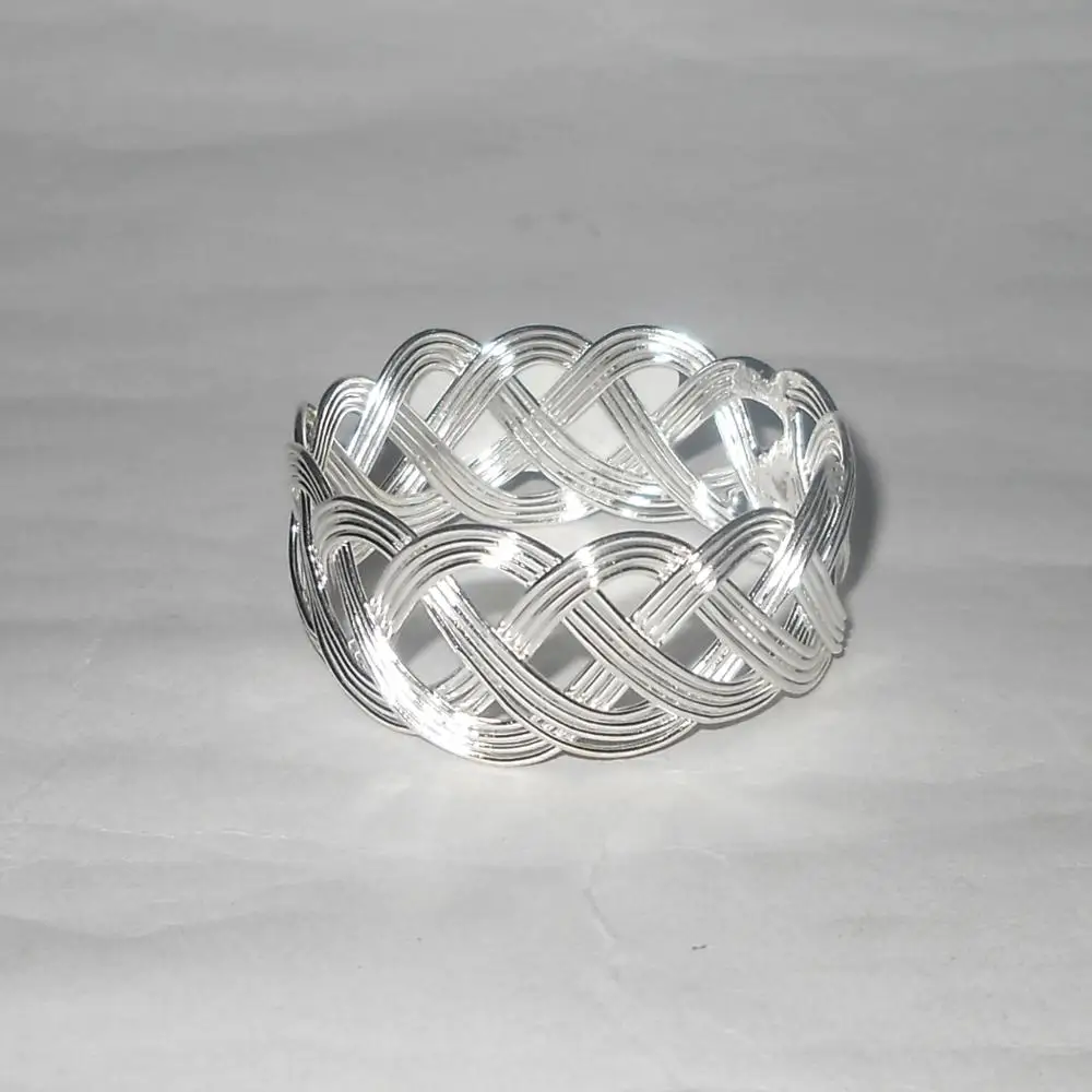 优质镀银金属铁丝餐巾环婚礼和圣诞节