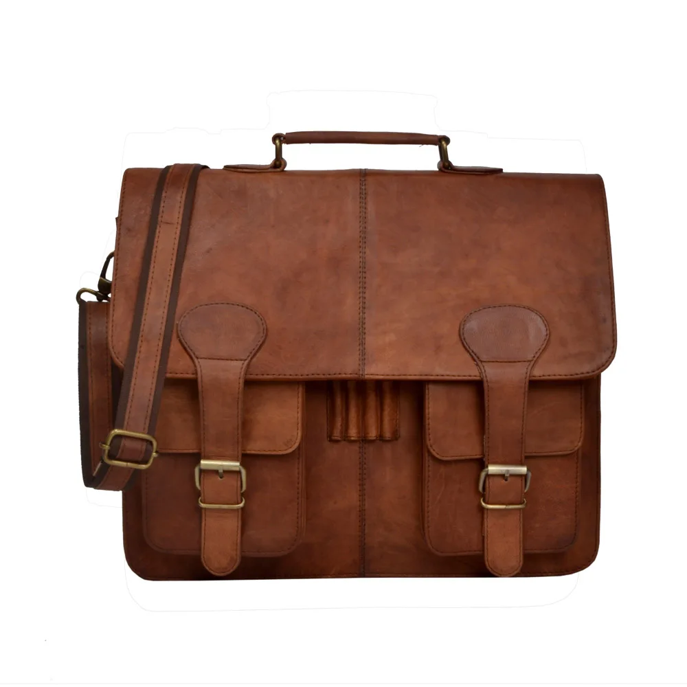 buy leather messenger bolsa