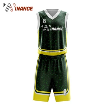 Source 100% polyester sublimation basketball uniform 2020 Custom