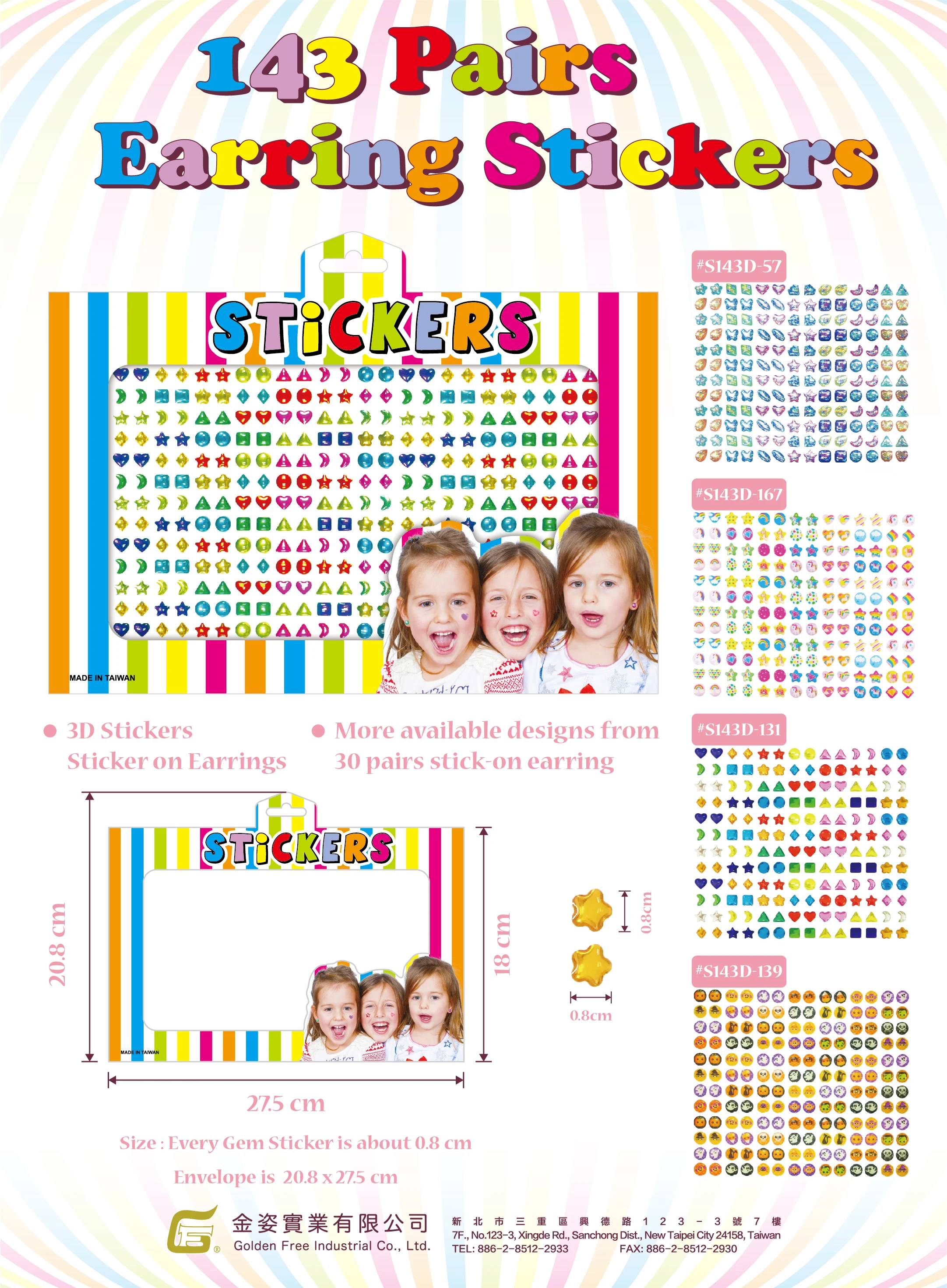 Оптовая продажа 143 пар большой набор милые декоративные эпоксидные серьги Набор наклеек с Диснеем и проверенной фабрикой NBCU