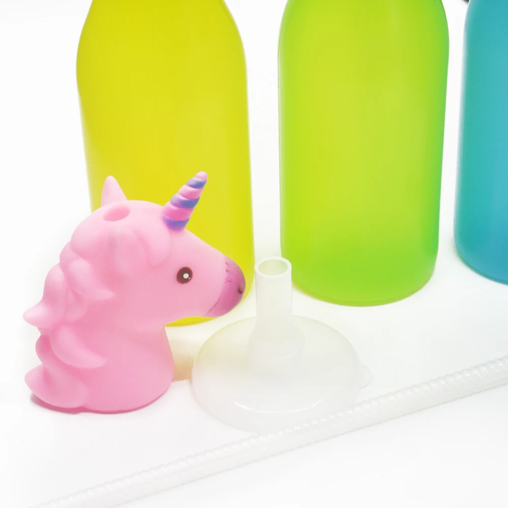 Новый стиль, прозрачные пластиковые чашки для напитков в виде КИТ, утки, динозавра, головы животного