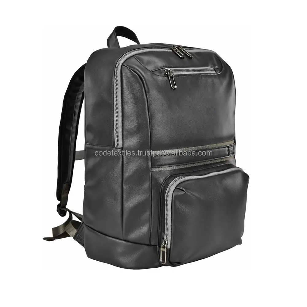 real leather backpack