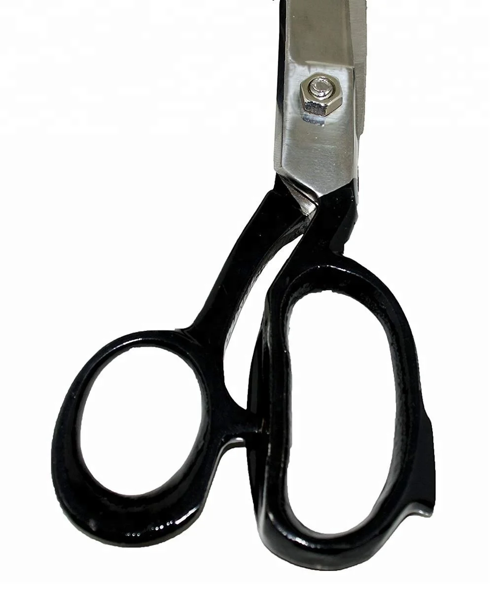 7 Inch Long Heavy Duty Stainless Steel Tailor Scissors Black Handle Fa –  A2ZSCILAB