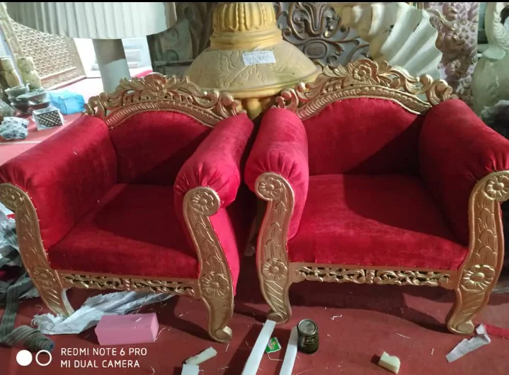 Wholesale Nordic Style Modern Craft Sofa Imitation Fabric Leisure Sofa