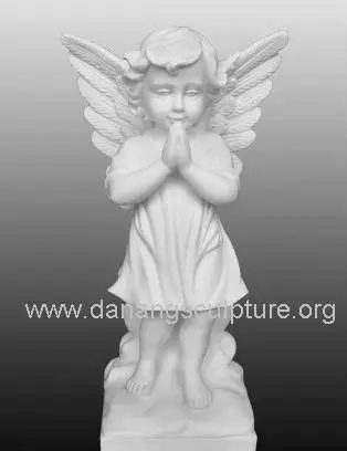 大天使マイケル悪魔天使像を殺す庭大理石屋外天使像大きな天使像を手に