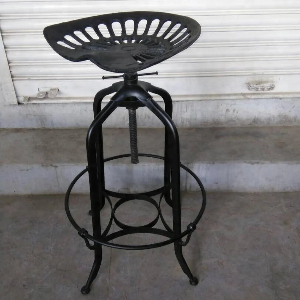 Industrial Tractor Seat Bar Stool Buy Antique Metal Industrial Bar Stools