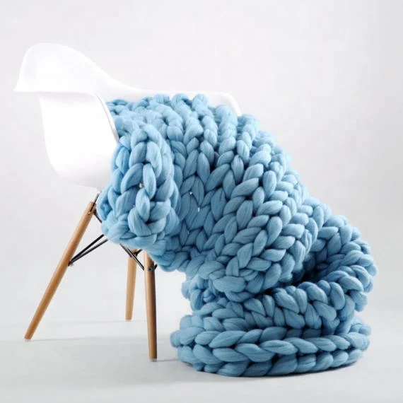 Charmkey Super Chunky Merino Wool Yarn for Hand Knitting