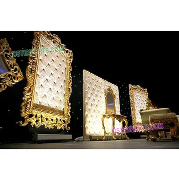 Wedding Engagement Stage Decoration Golden Wedding Photo Frame Panels  Modern Design Wedding Backdrop Panels - Buy Backdrop Panel,Wedding Stage  Backdrop Panel Setup,Modern Wedding Stage Backdrop Product on 