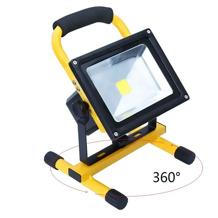 充電式LED投光器 クールホワイト ポータブル 10W 20W 30W 50W LED充電