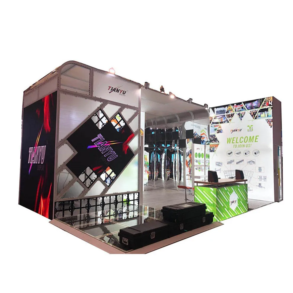 6x6 Modular and Portable DIY  Indoor LED Screen  Tradeshow Display Wall