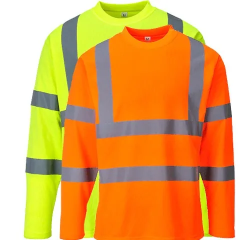 long sleeve hi vis t shirt