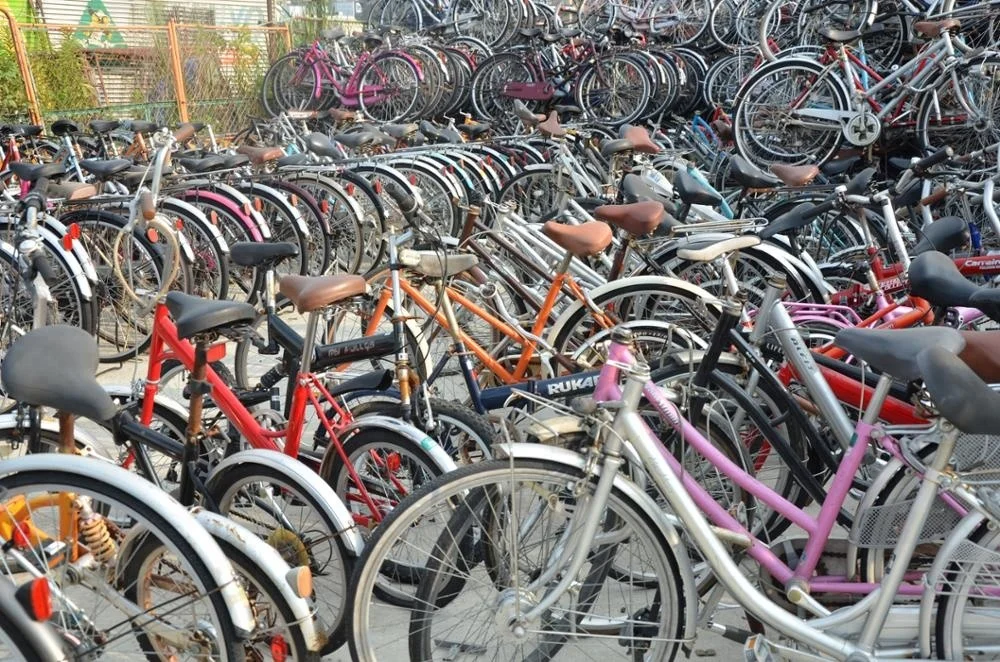 SECOND HAND JAPANESE PRODUCTS USED KIDS MOUNTAIN BIKE OFF ROAD CITY BICYCLE CURVE FRAME QUICK DELIVERY FROM JAPAN