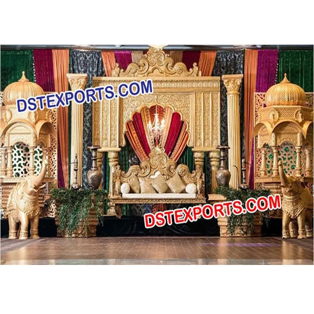 Grand Mughal Theme Wedding Stage Maharaja Style Indian Wedding Stage Muslim Mughal Wedding Stage Decoration Buy Wedding Stages Asian Wedding Stages Indian Wedding Stage Decoration Product On Alibaba Com