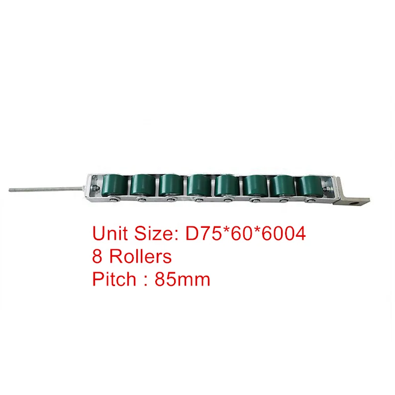 Fujitec Escalator Handrail Pressure Chain D75*60 with 6 Rollers 8 Rollers