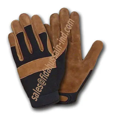Оптовая продажа высококачественные защитные перчатки замшевые кожаные из Пакистана механические по низким ценам Guantes de Seguridad