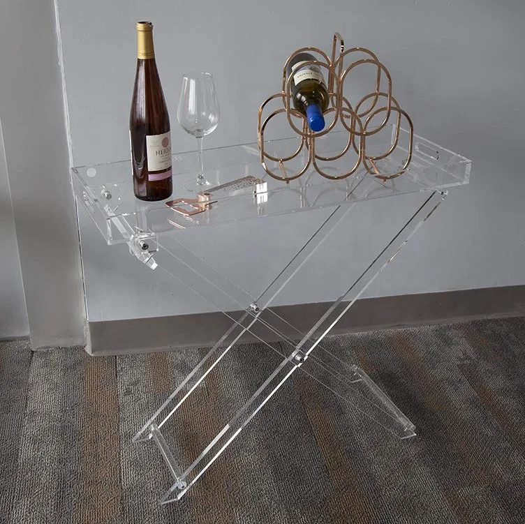 Modern Design Transparent Clear Plexiglass Kitchen And Bar Serving Table Acrylic Folding Tray Table Buy Plexiglass Kitchen And Bar Serving Table Acrylic Folding Tray Table Product On Alibaba Com