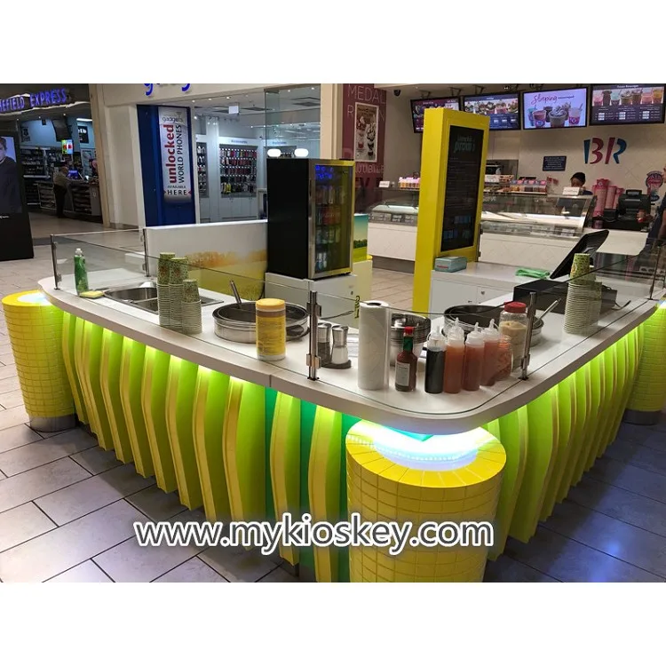 Creative Sweet Corn Kiosk  & Popcorn Kiosk Design for Shopping Mall