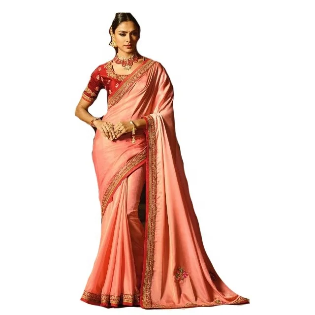 plain lace saree