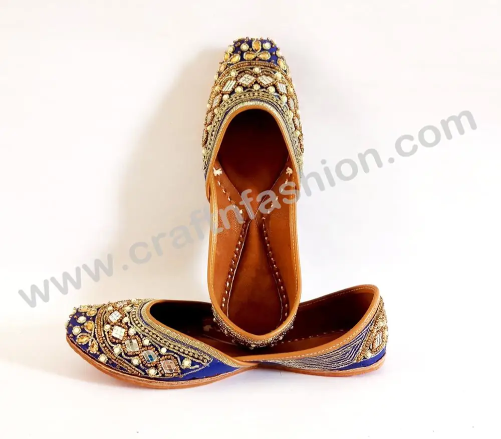 Jutti indian shoes flat shoes khussa shoes mojari saree jooti flip flop beaded sandals