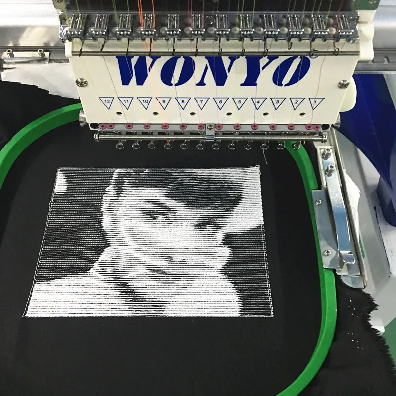 Wonyo 1501c Single Head Compact Computerized Embroidery Machine, Oem